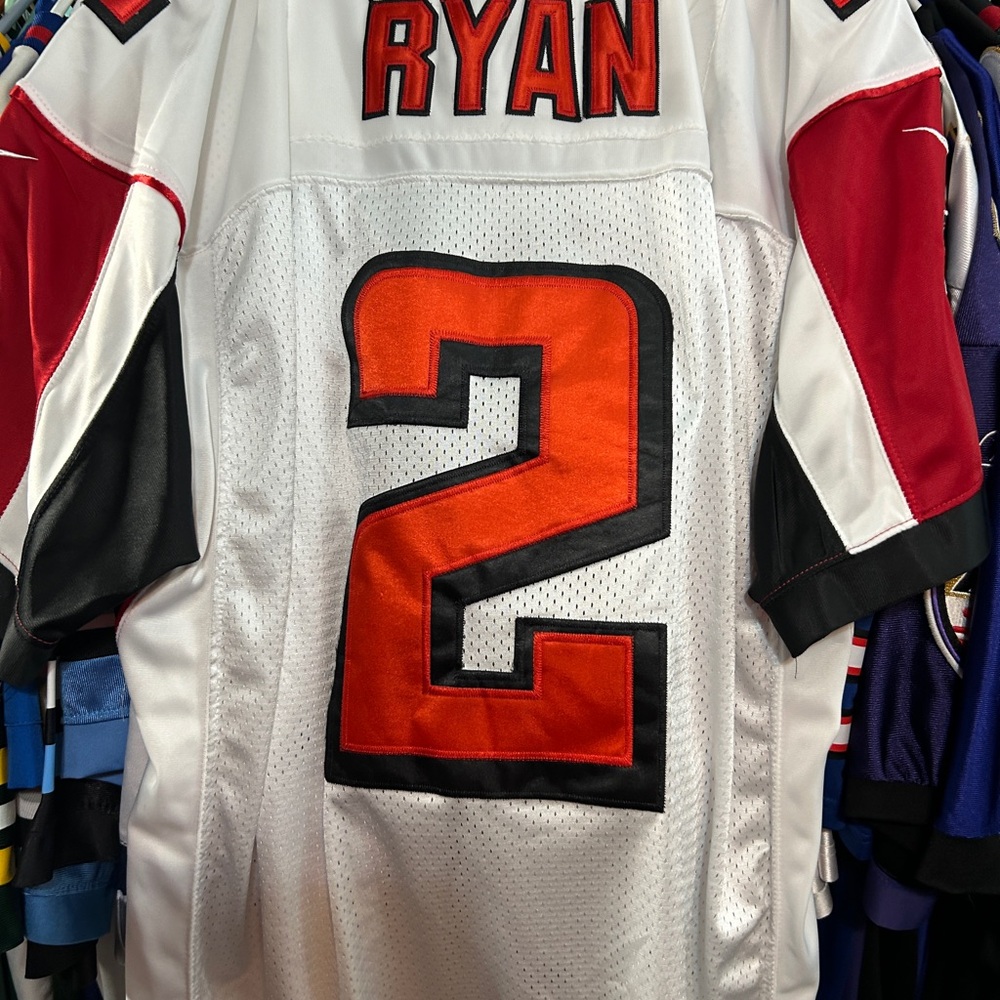 Nike White and Red Men's Jersey